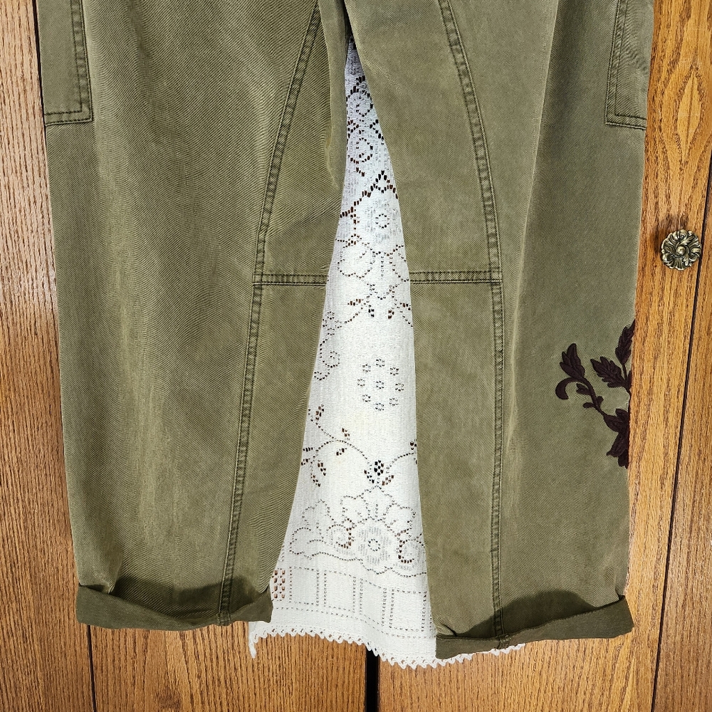 Sundance Remembered Dreams Embroidered Cargo Pants - Picture 10 of 13